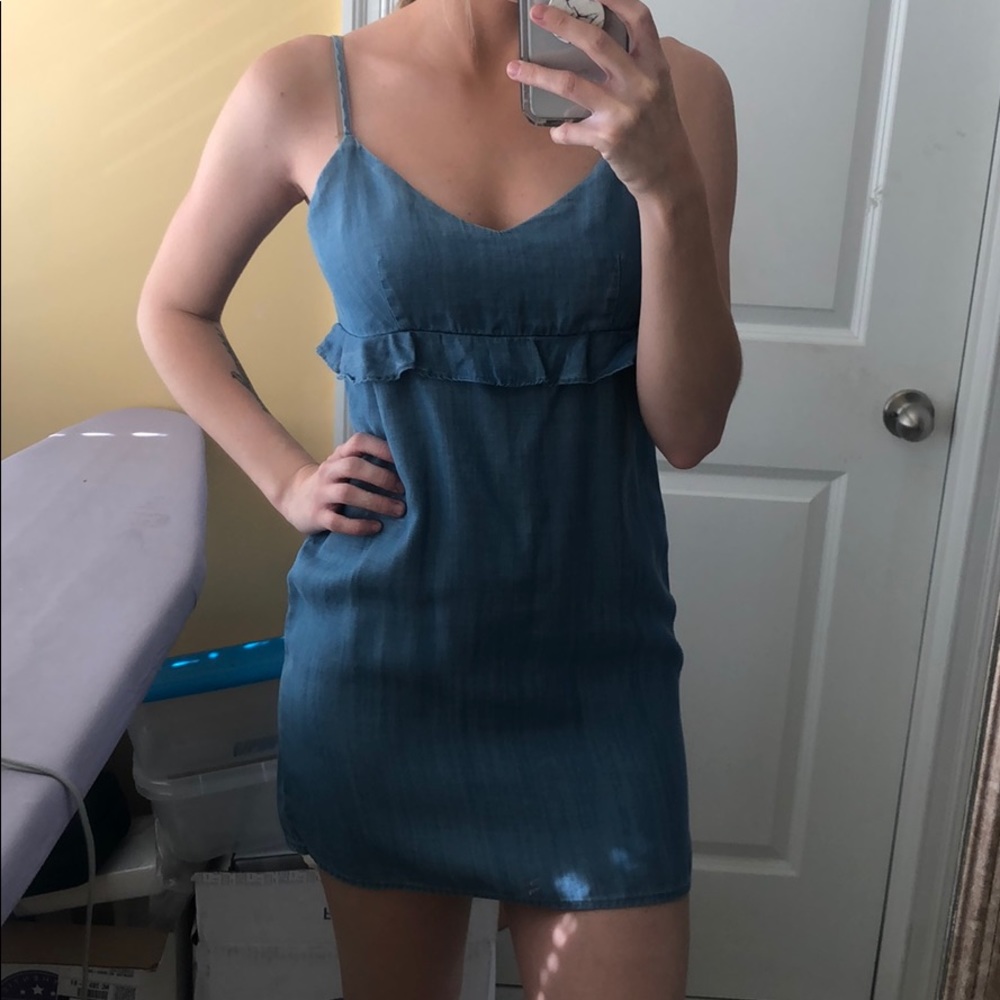 Blue jean colored dress